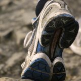 Bild: Extremsportler Norman Bücher beim Spendenlauf run4help