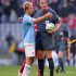 Knut Kircher / Bild: Fussball Schidsrichter Knut Kircher mit Stefan Aigner von 1860 München