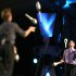 Jon Wee und Owen Morse / Bild: Vortrag und Jonglage mit Mikrofonen